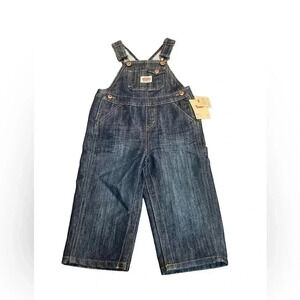 Levi’s Baby Dark Wash Denim Overalls size 24 Months New with Tag